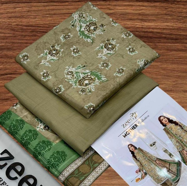 3 piece women printed suit (zeen)