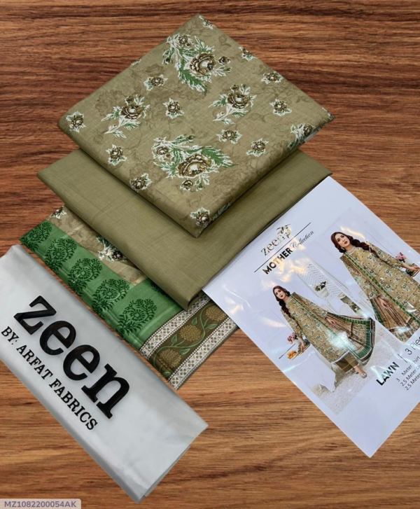 3 piece women printed suit (zeen) - Image 2