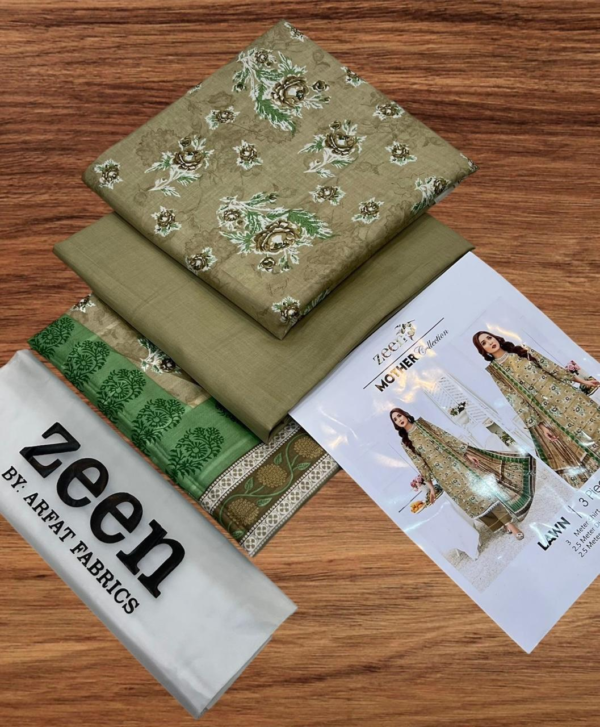 3 piece women printed suit (zeen) - Image 3